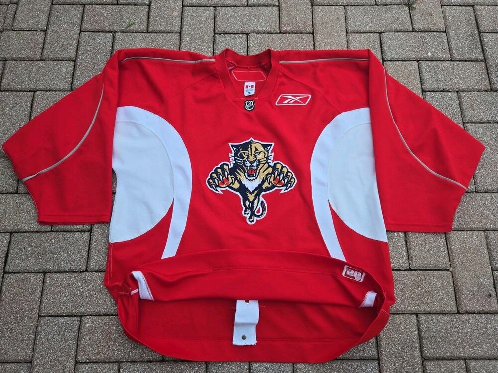 Reebok Authentic Florida Panthers Goalie NHL Hockey Jersey 56 Blank